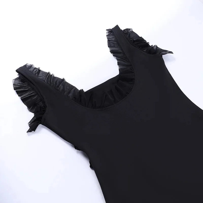 Pleated Backless Red Dress Partywear