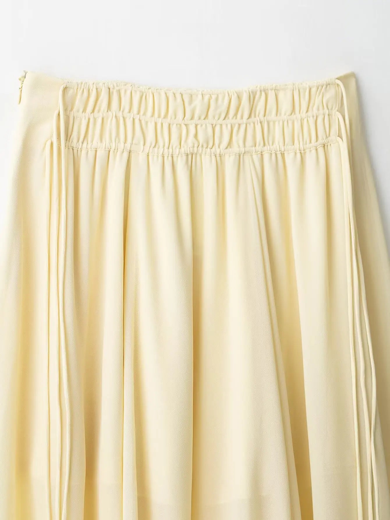 V Neck Lace Up Skirt Suit Summer