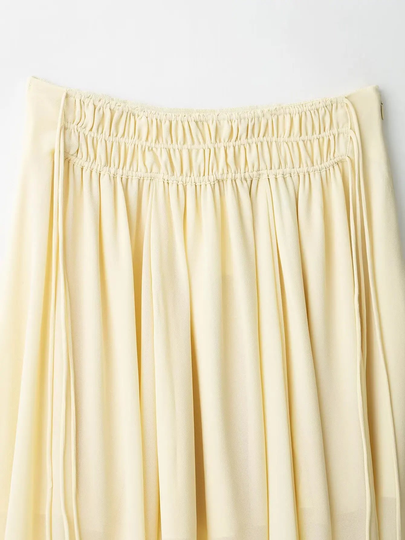 V Neck Lace Up Skirt Suit Summer