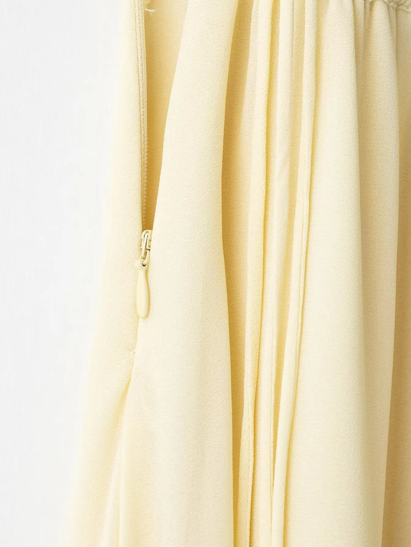 V Neck Lace Up Skirt Suit Summer - Glamora