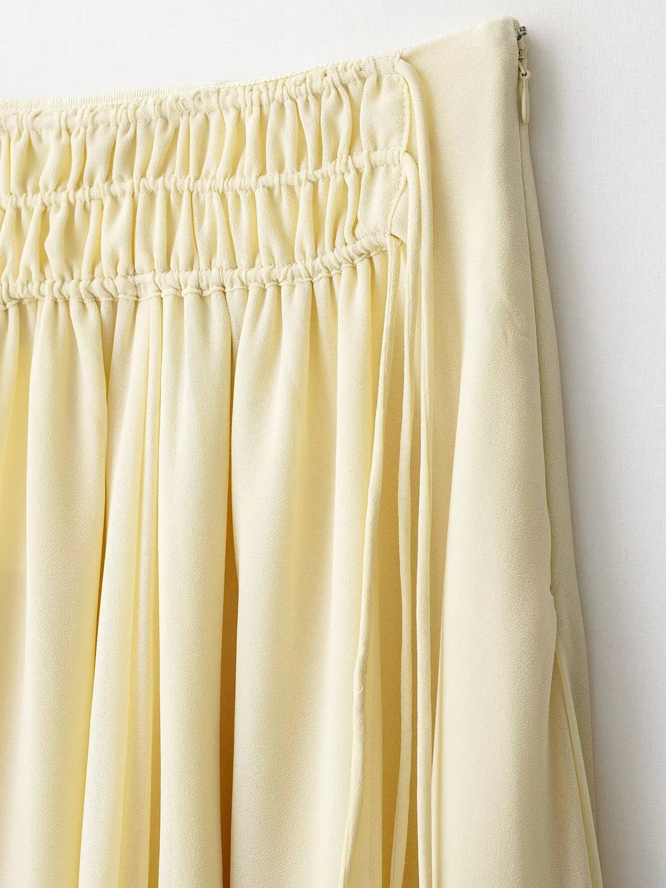 V Neck Lace Up Skirt Suit Summer