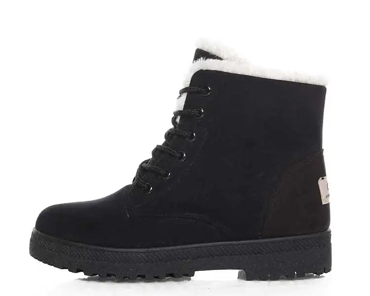 Fur Lined Winter Boots Warm Comfort - Glamora