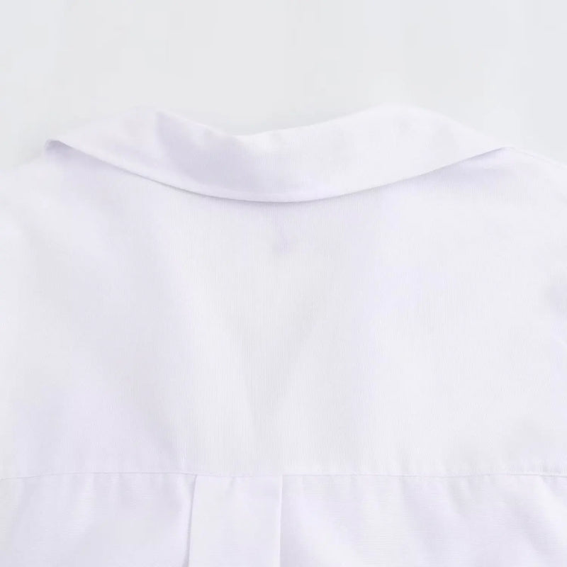Cotton Oxford Blouse Stylish Comfort Women - Glamora