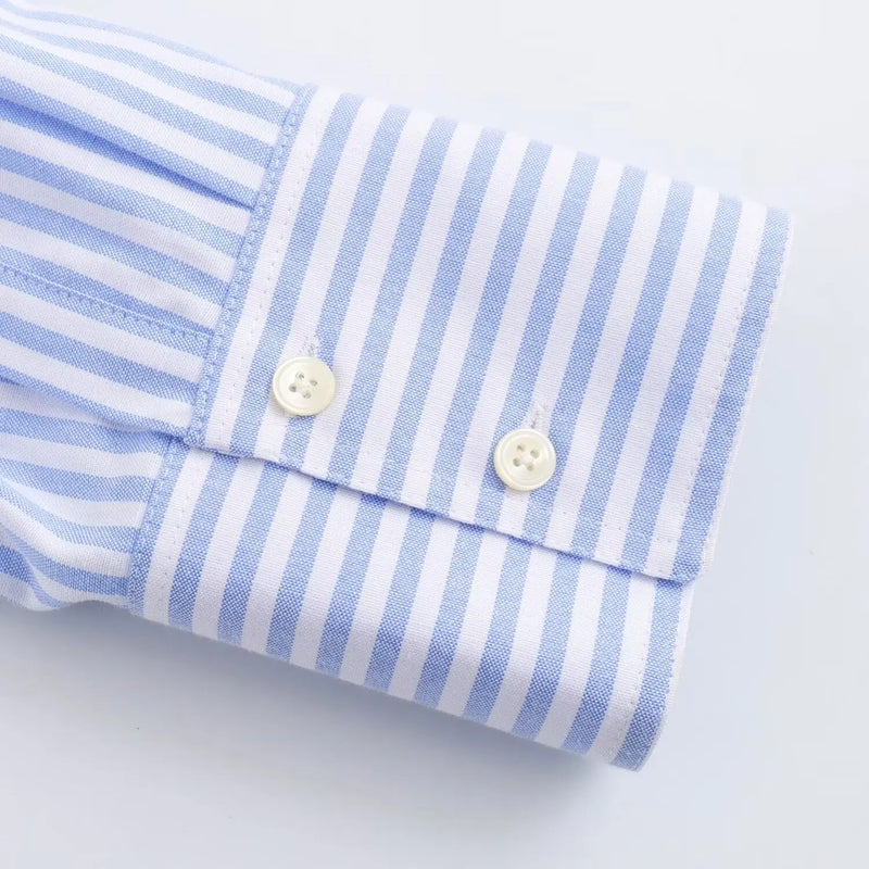 Cotton Oxford Blouse Stylish Comfort Women - Glamora