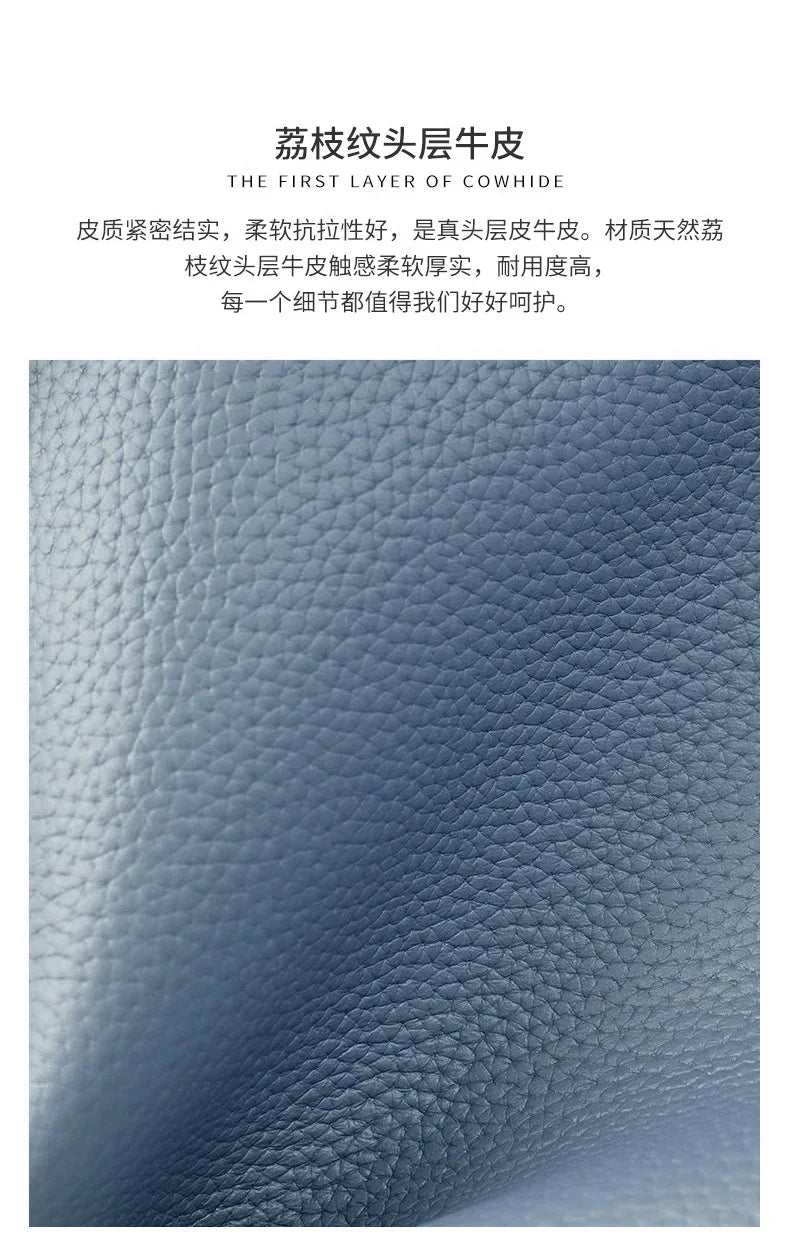 Soft Leather Tote Large Capacity Women