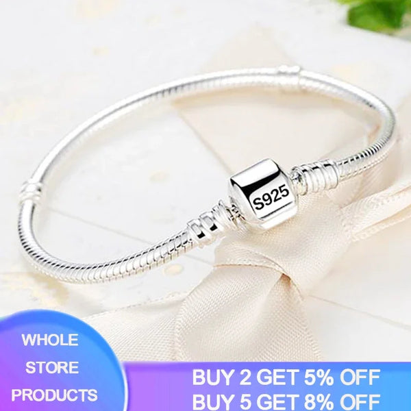 Handmade Sterling Silver Zircon Heart Set - Glamora