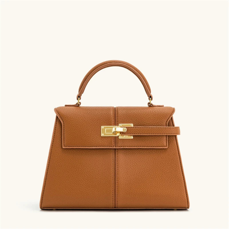 Large Leather Crossbody Bag Elegant Women - Glamora