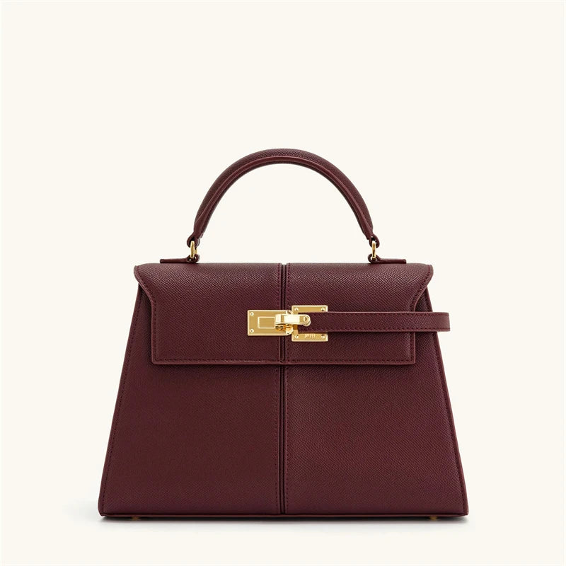 Large Leather Crossbody Bag Elegant Women - Glamora
