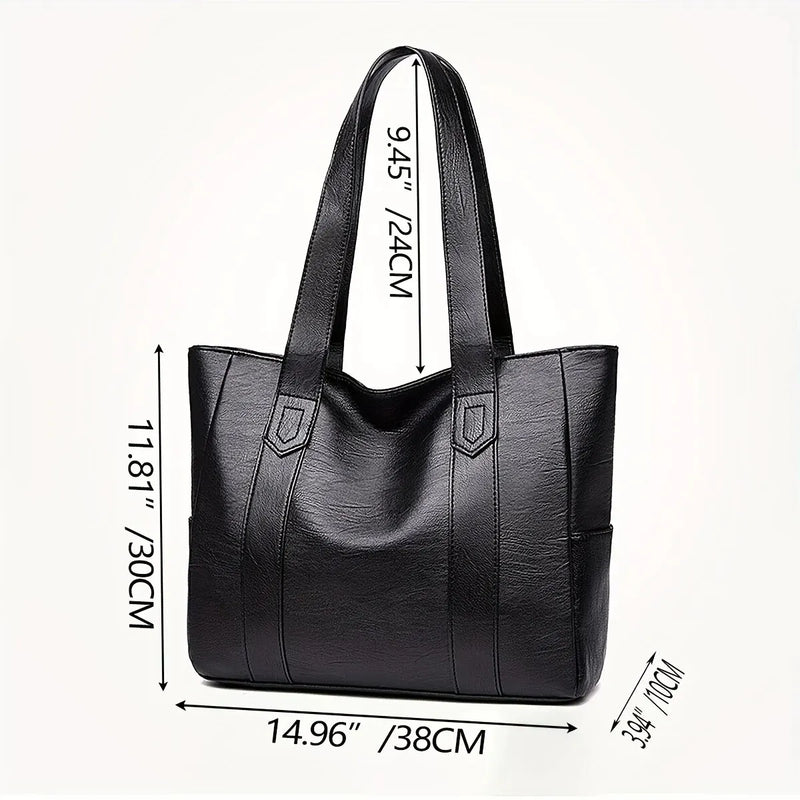 Vintage Large Tote Bag Commute - Glamora