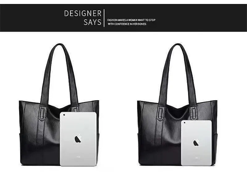 Vintage Large Tote Bag Commute - Glamora