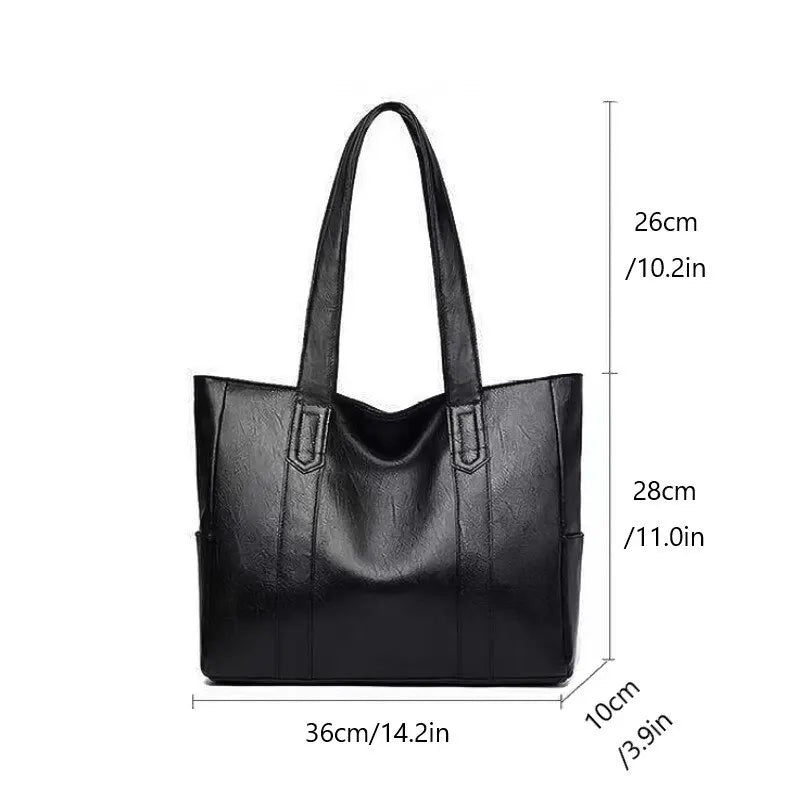 Vintage Large Tote Bag Commute - Glamora