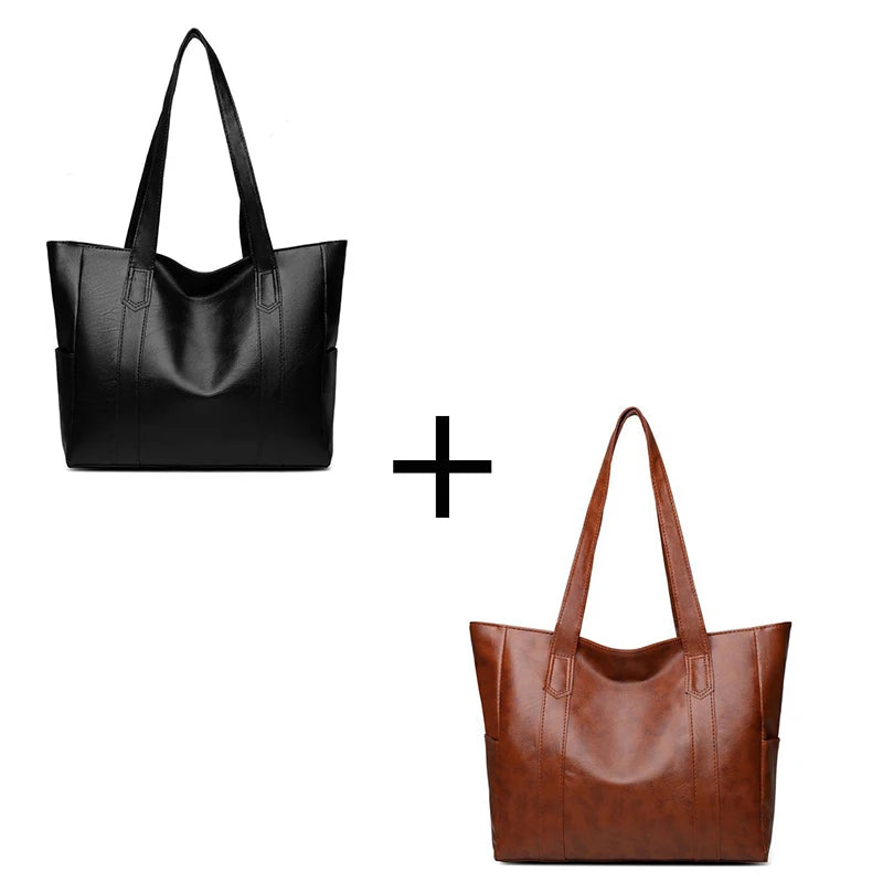 Vintage Large Tote Bag Commute - Glamora
