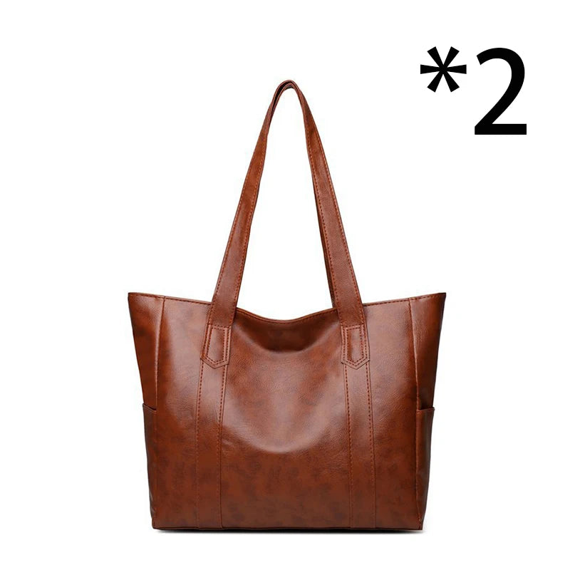 Vintage Large Tote Bag Commute - Glamora