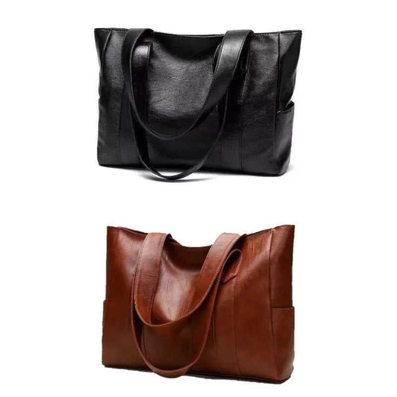 Vintage Large Tote Bag Commute - Glamora