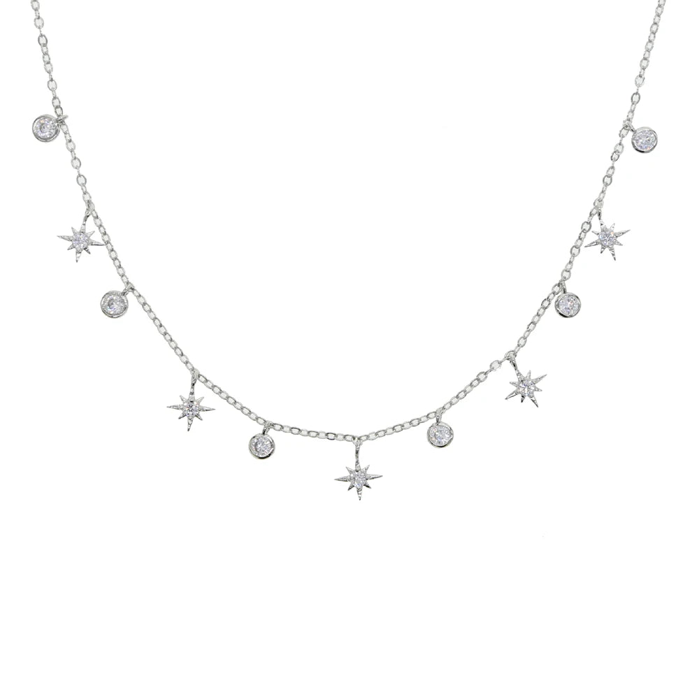 Gold Plated North Star Pendant Necklace