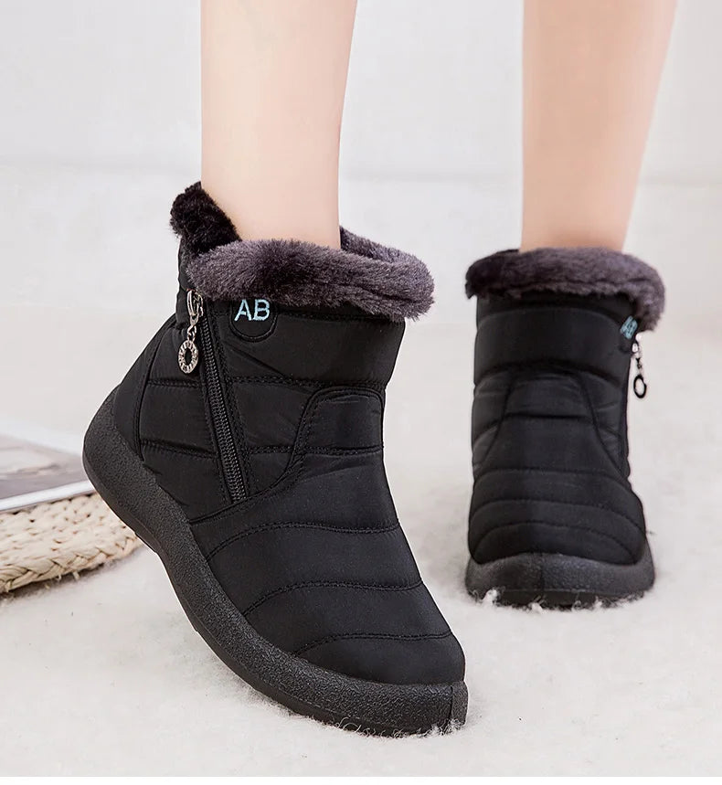 Fur Lined Winter Boots Warm Comfort