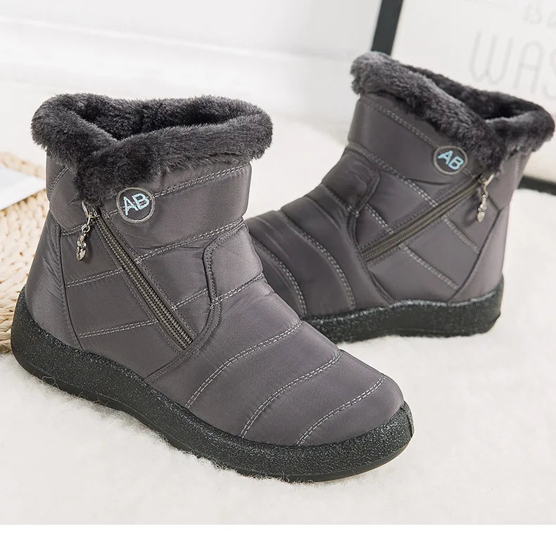 Fur Lined Winter Boots Warm Comfort