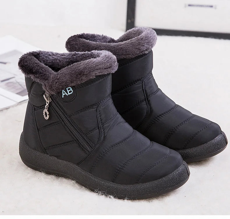 Fur Lined Winter Boots Warm Comfort