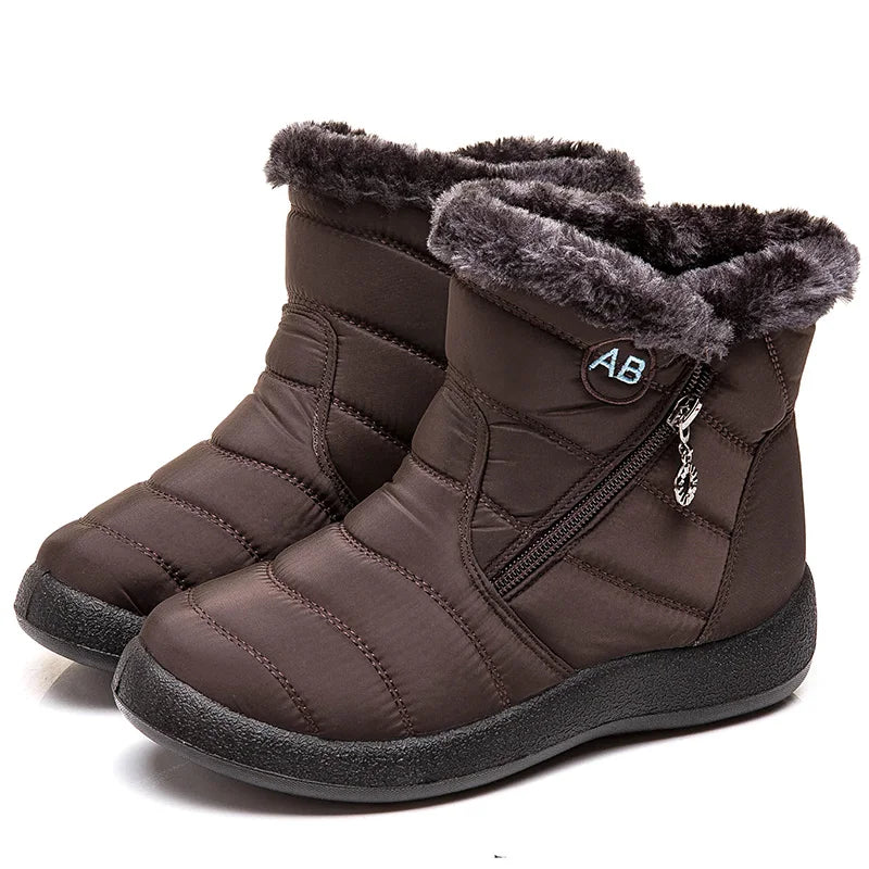 Fur Lined Winter Boots Warm Comfort