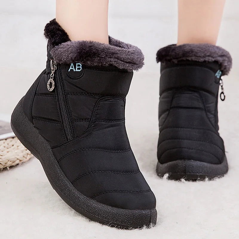 Fur Lined Winter Boots Warm Comfort - Glamora