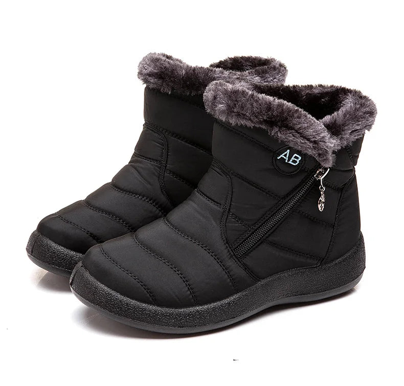 Fur Lined Winter Boots Warm Comfort