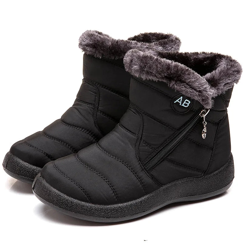 Fur Lined Winter Boots Warm Comfort