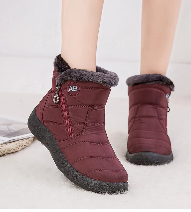 Fur Lined Winter Boots Warm Comfort - Glamora