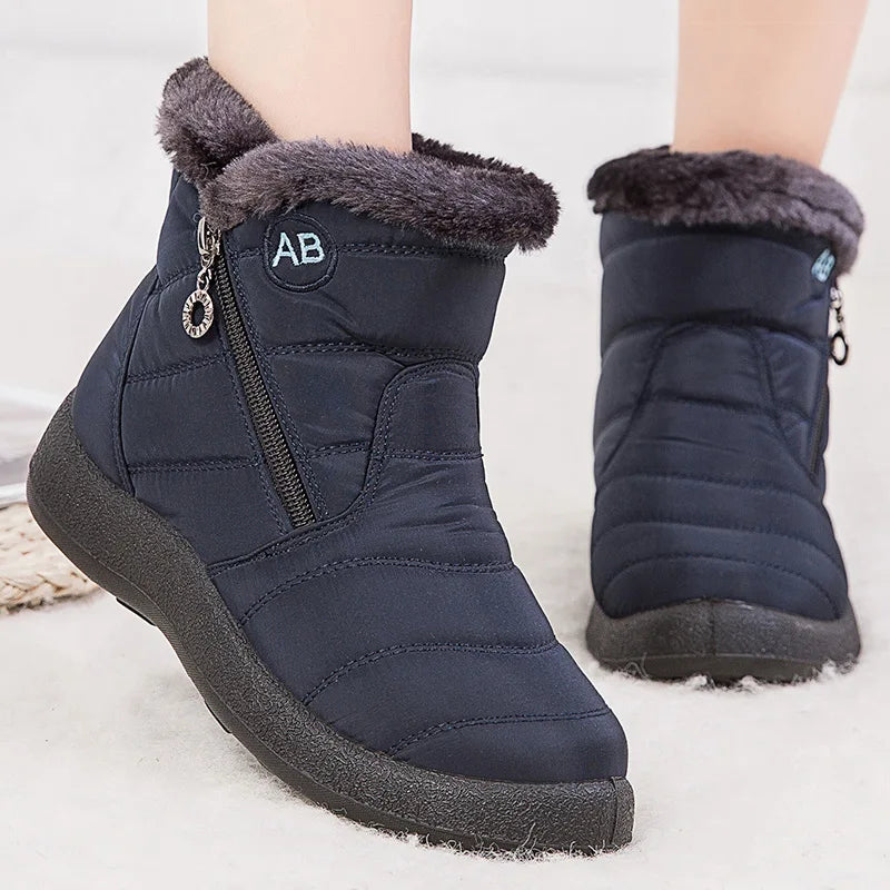 Fur Lined Winter Boots Warm Comfort