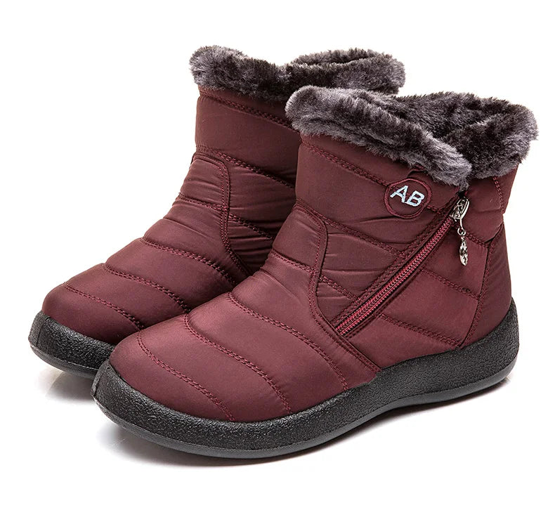 Fur Lined Winter Boots Warm Comfort