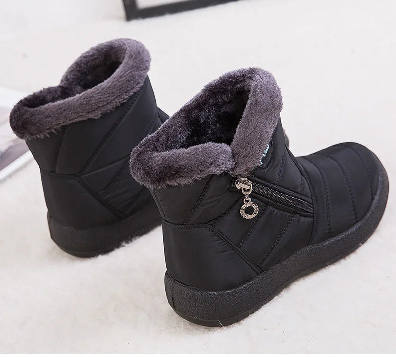 Fur Lined Winter Boots Warm Comfort