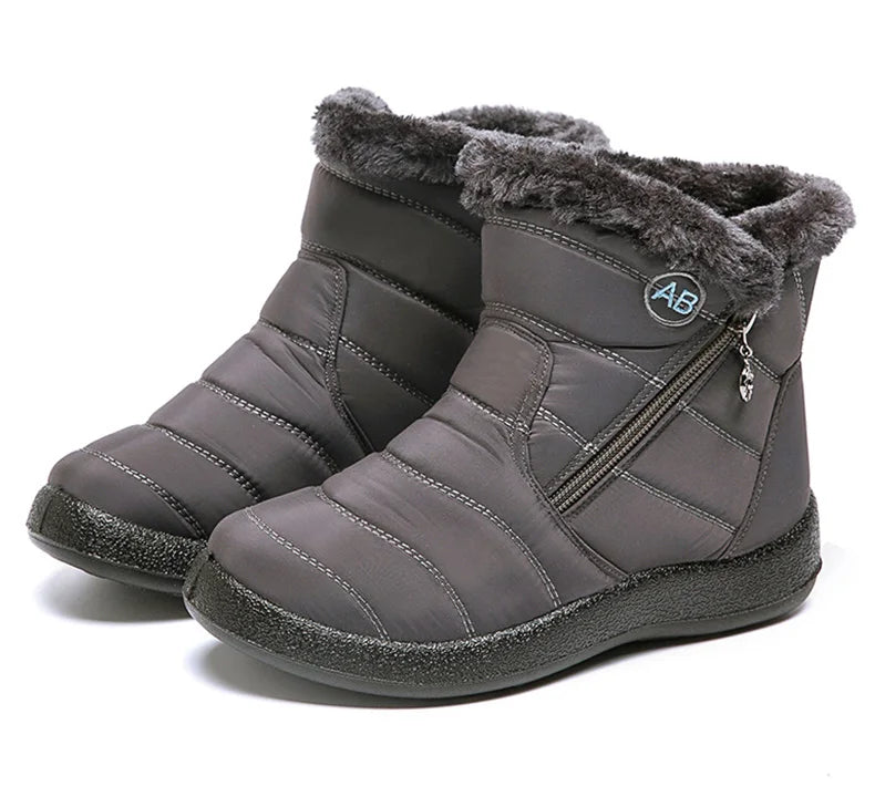 Fur Lined Winter Boots Warm Comfort