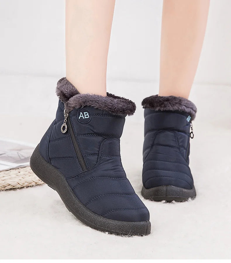 Fur Lined Winter Boots Warm Comfort