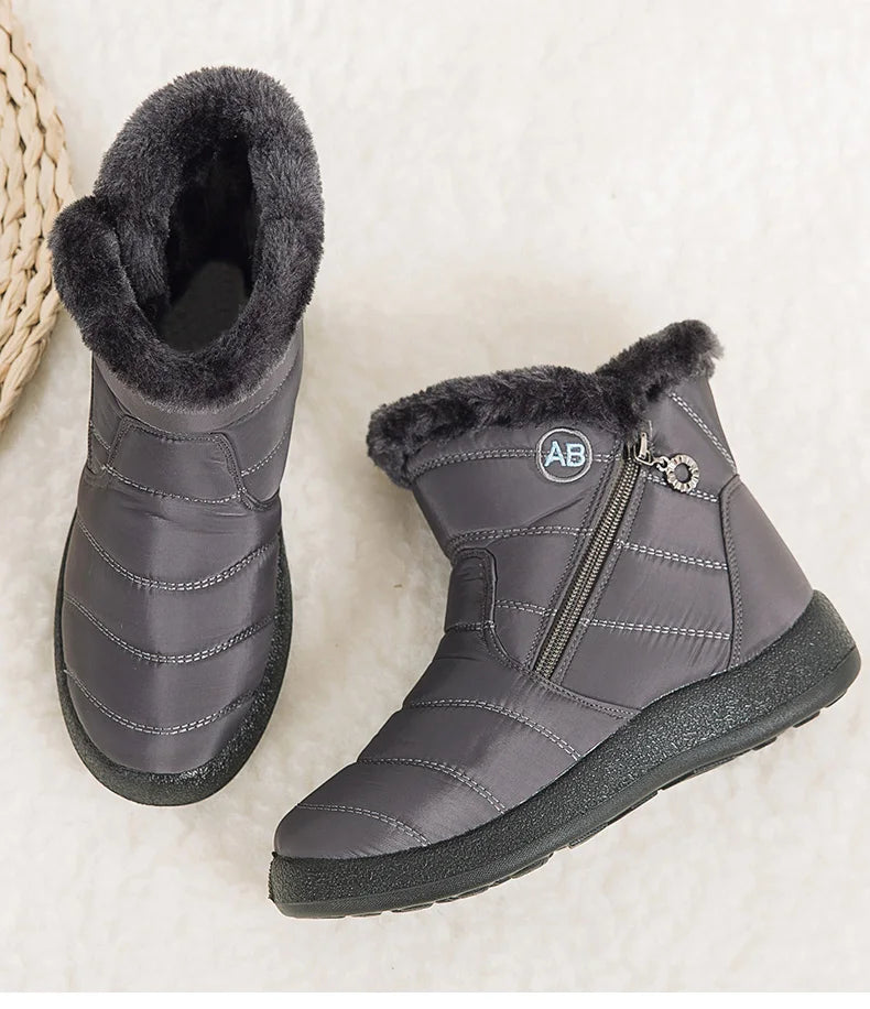 Fur Lined Winter Boots Warm Comfort