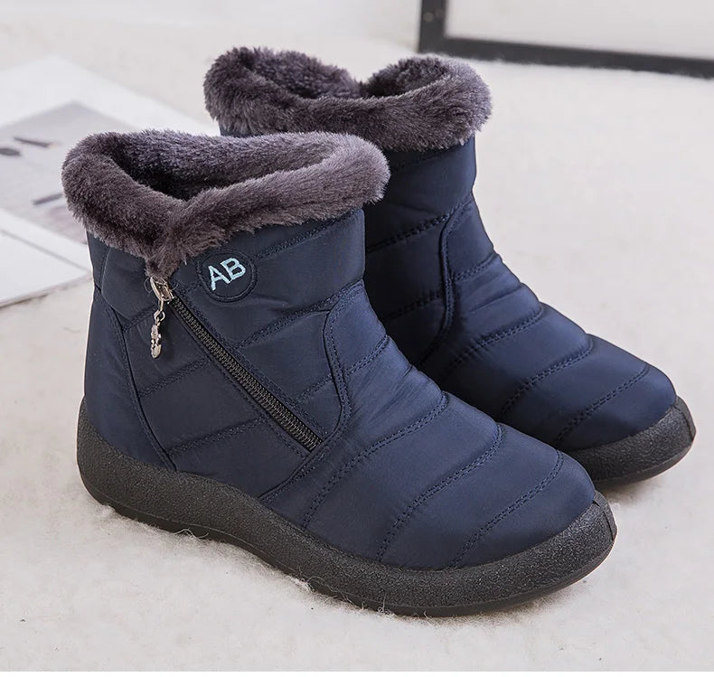 Fur Lined Winter Boots Warm Comfort