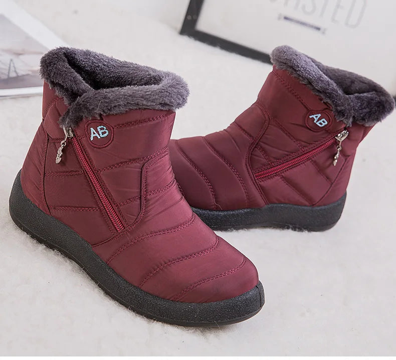 Fur Lined Winter Boots Warm Comfort