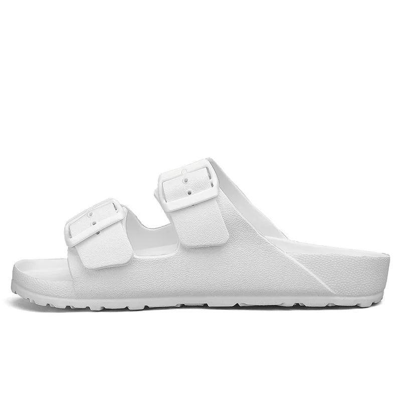 Flat Heel Slip On Comfort Slippers - Glamora