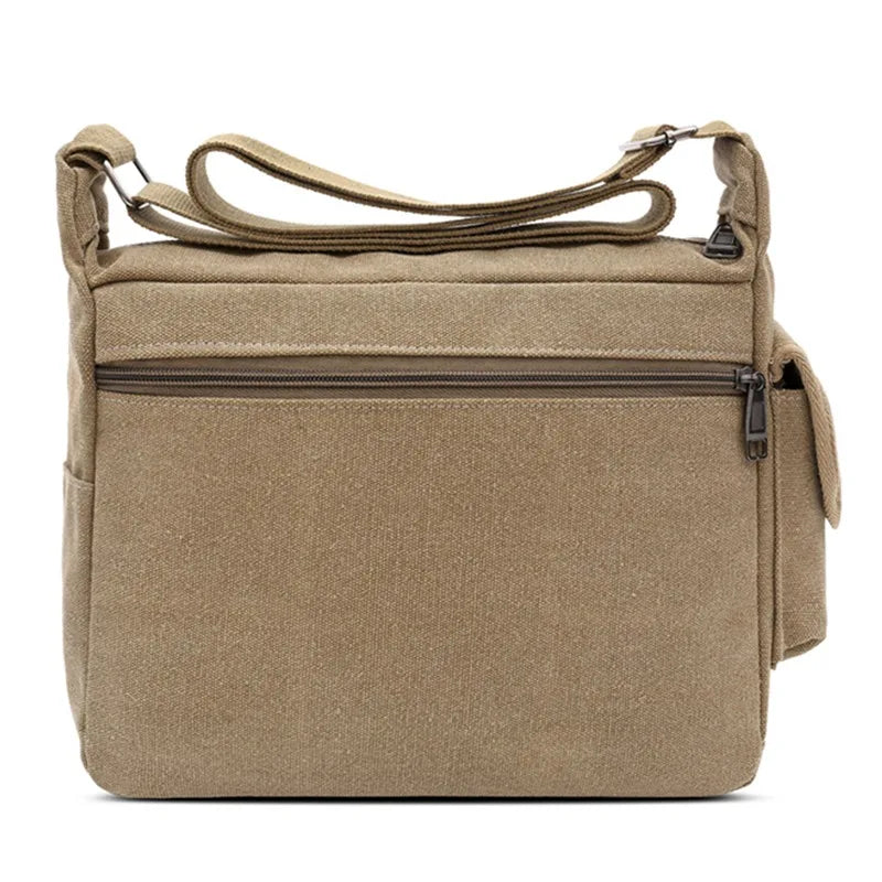 Durable Canvas Crossbody Bag Travel - Glamora