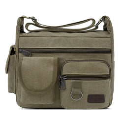 Durable Canvas Crossbody Bag Travel - Glamora