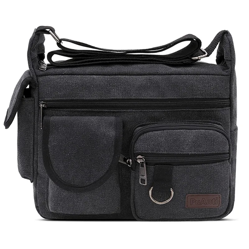 Durable Canvas Crossbody Bag Travel - Glamora