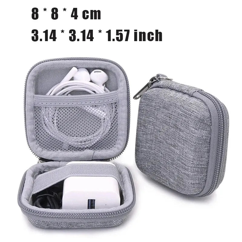 Portable Earphone Case Compact Organizer