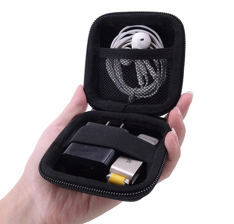Portable Earphone Case Compact Organizer - Glamora