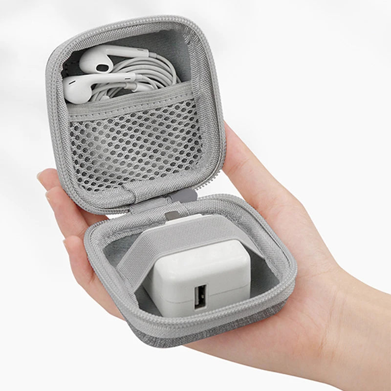 Portable Earphone Case Compact Organizer