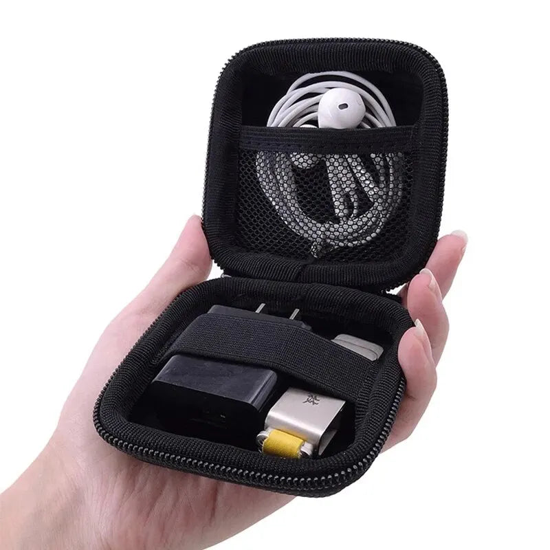 Portable Earphone Case Compact Organizer - Glamora