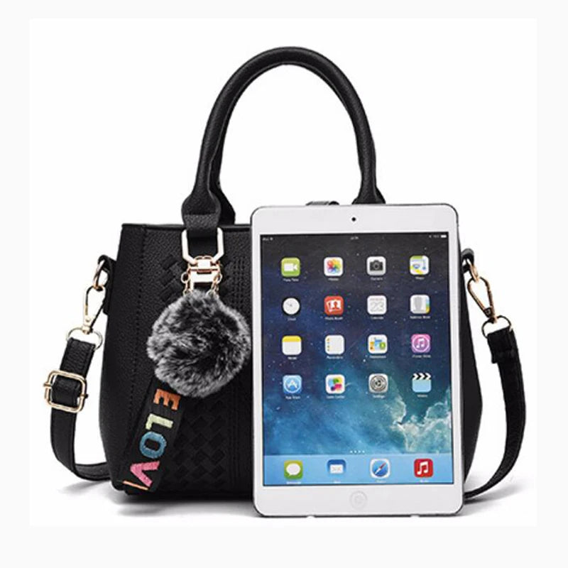 Embroidered Leather Bag Stylish Women - Glamora