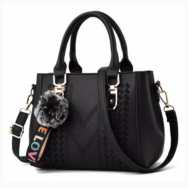 Embroidered Leather Bag Stylish Women - Glamora