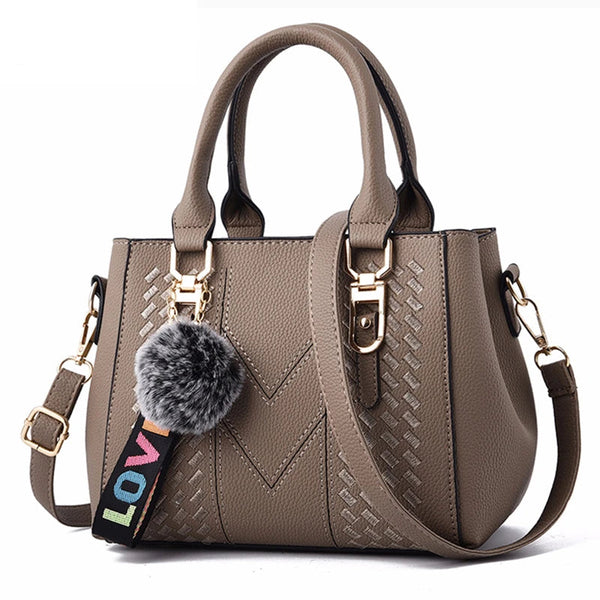 Embroidered Leather Bag Stylish Women - Glamora