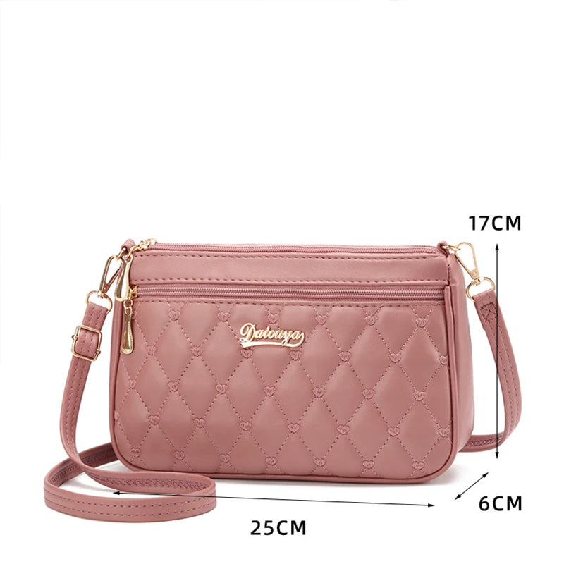 Embroidered Leather Bag Stylish Women - Glamora