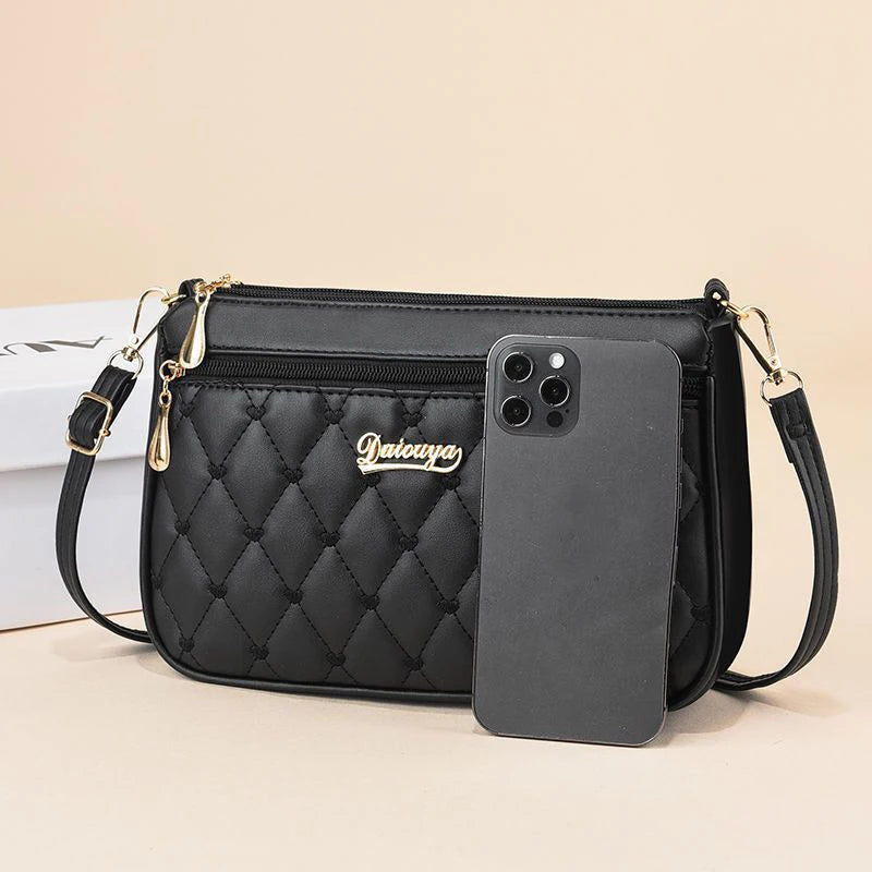 Embroidered Leather Bag Stylish Women - Glamora
