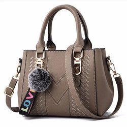 Embroidered Leather Bag Stylish Women - Glamora