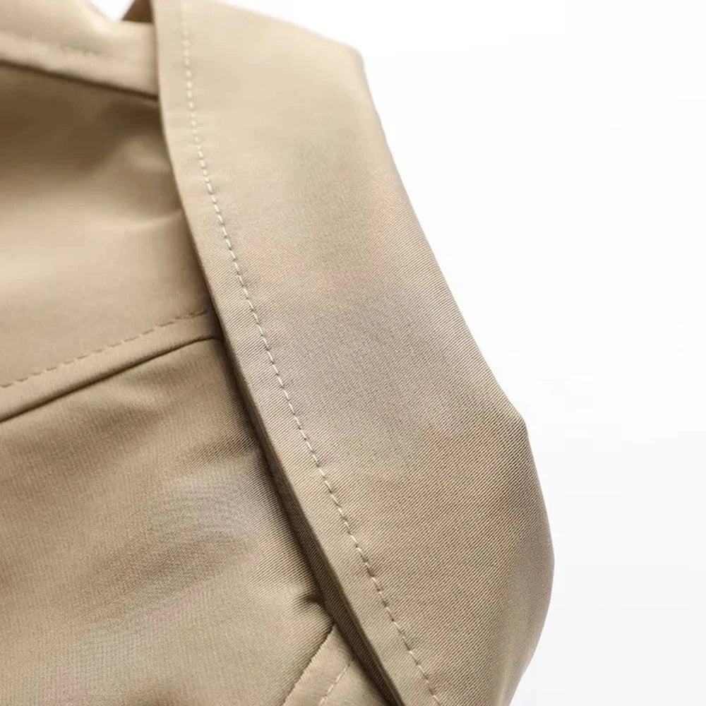 Long Trench Coat Warm Autumn Winter